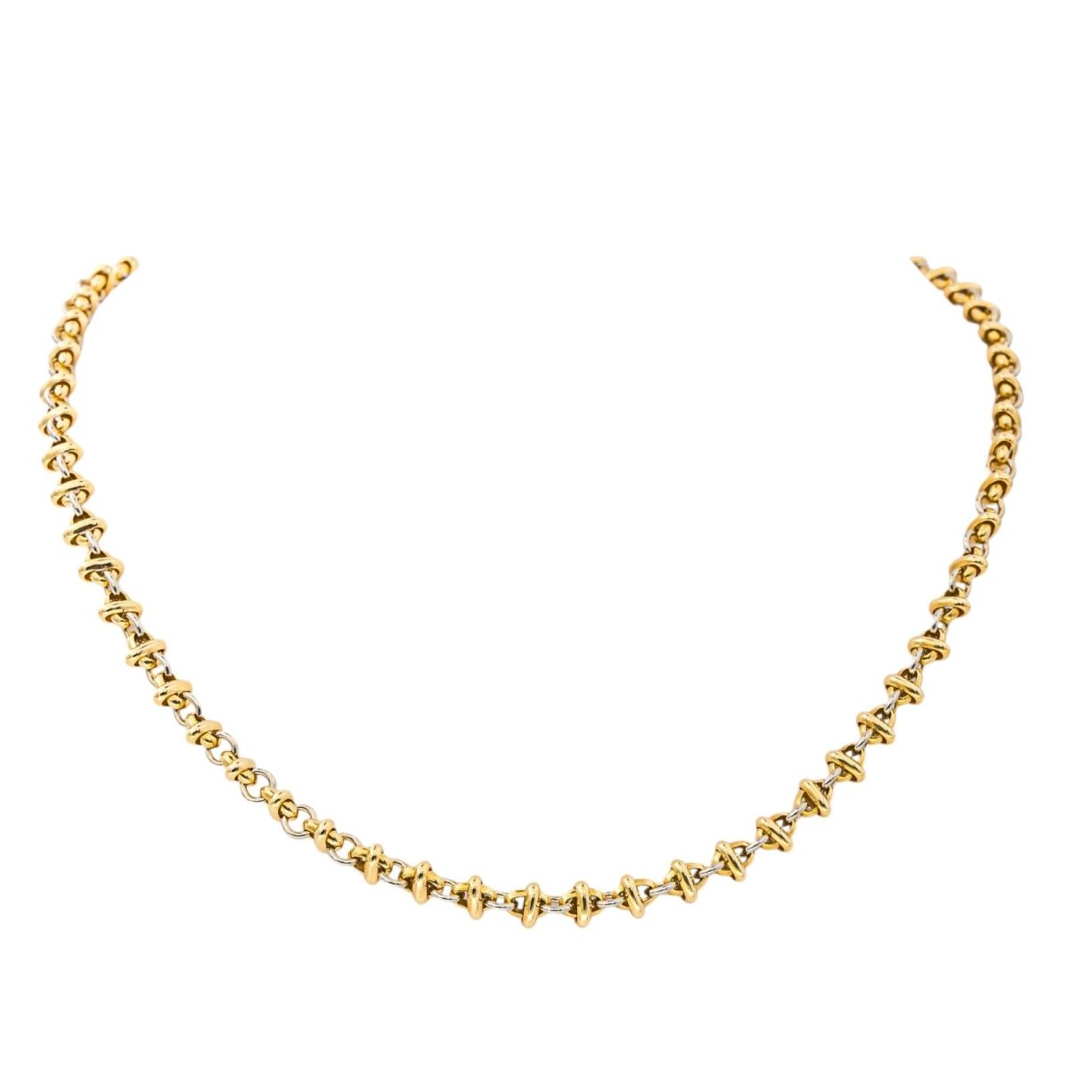 Collier Chaîne en or jaune et or blanc - Castafiore