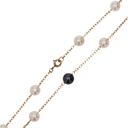 Collier Chaîne en or jaune et perles - Castafiore
