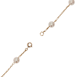 Collier Chaîne en or jaune et perles - Castafiore