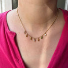 Collier Chaîne en or jaune et pierres fines - Castafiore