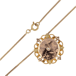 Collier Chaîne en or jaune, or rose, or vert, perles et diamant - Castafiore