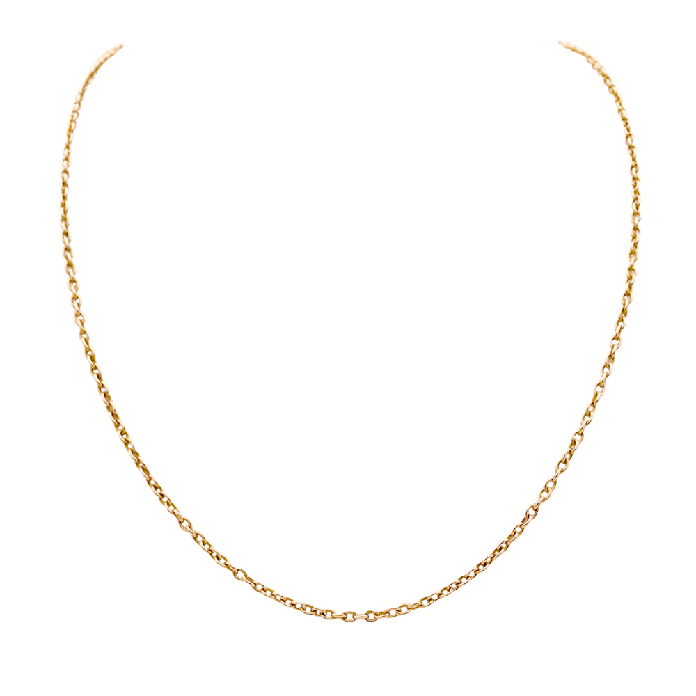 Chain in rose gold.