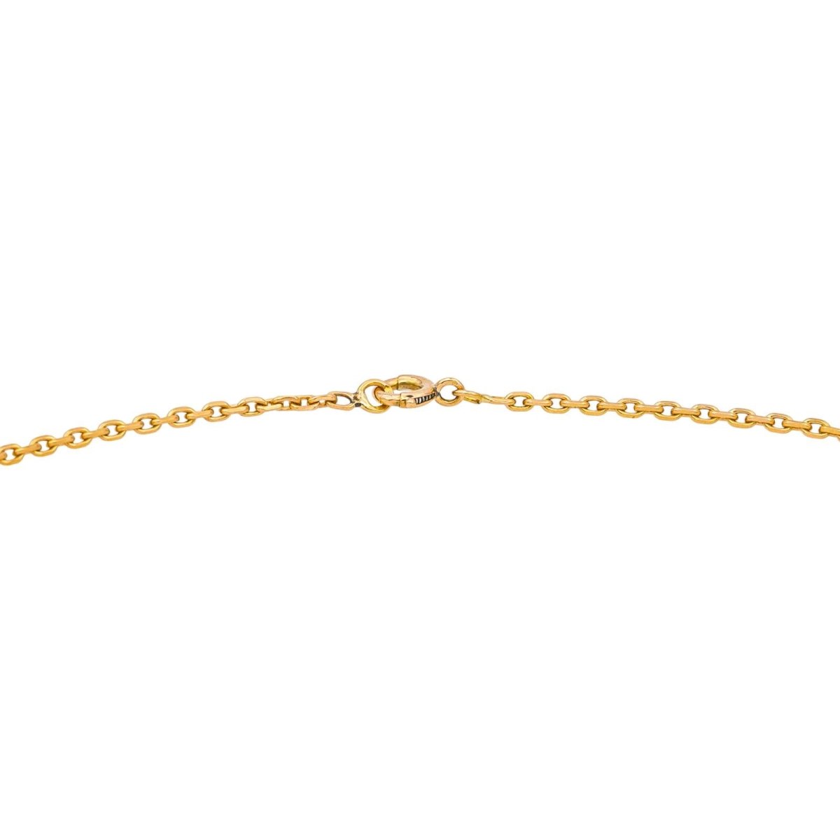 Necklace Maille forçat Rose gold