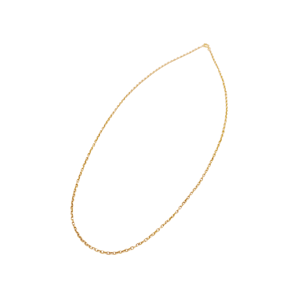 Chain in rose gold.