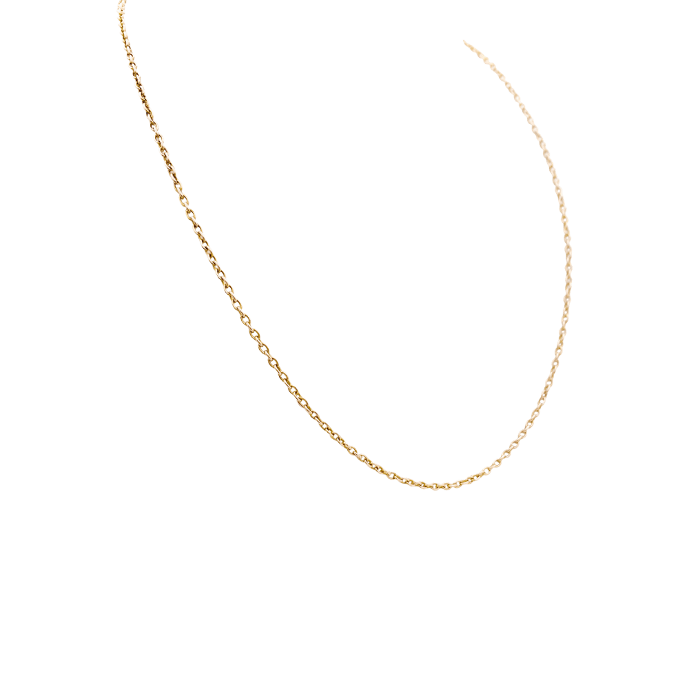 Chain in rose gold.