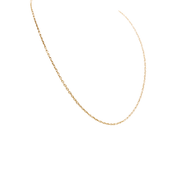 Chain in rose gold.