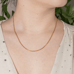 Collier Chaîne en or rose - Castafiore