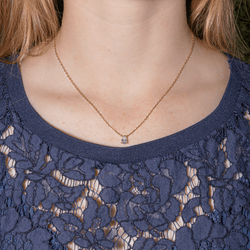 Collier Chaîne en or rose et diamant - Castafiore