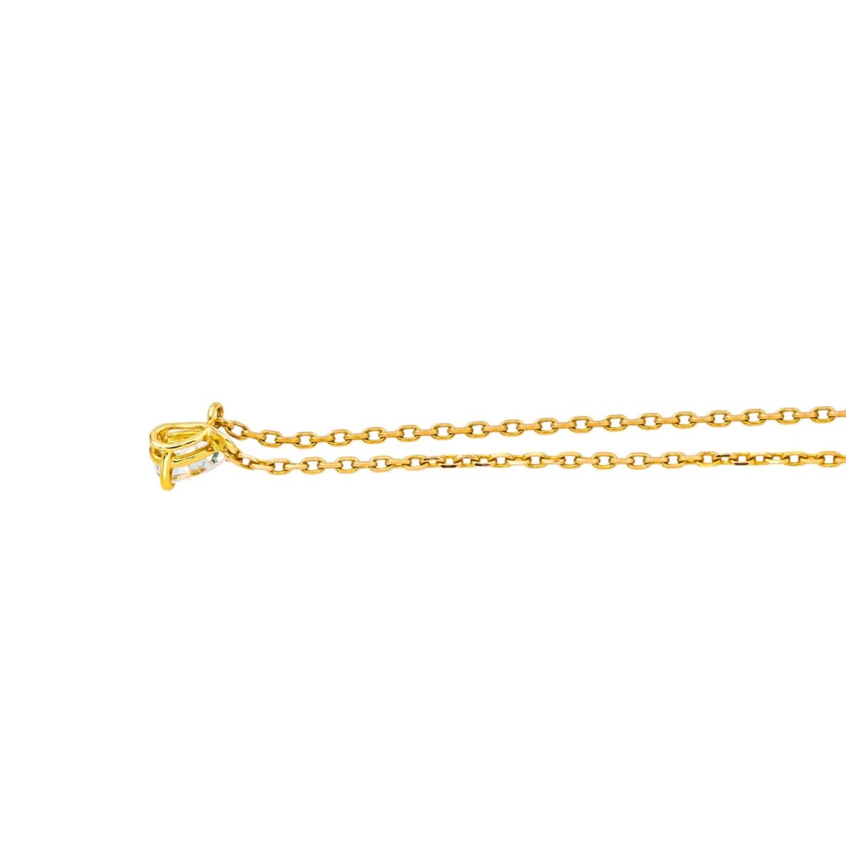 Collier Chaîne en or rose et diamant - Castafiore