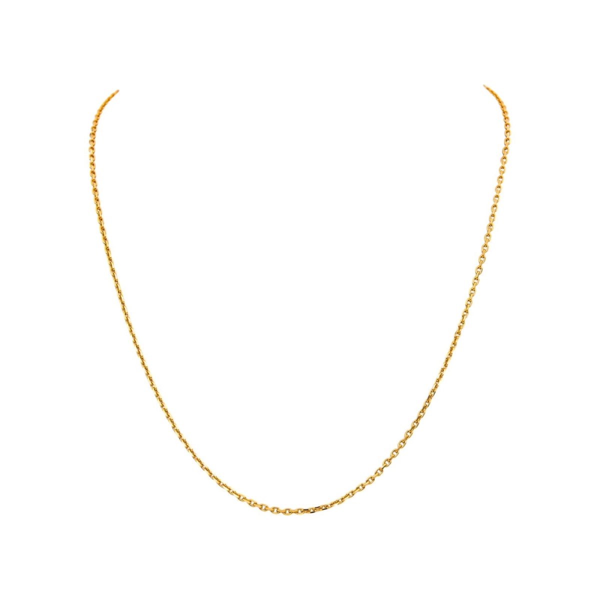 Collier Chaîne Forçat Or jaune - Castafiore
