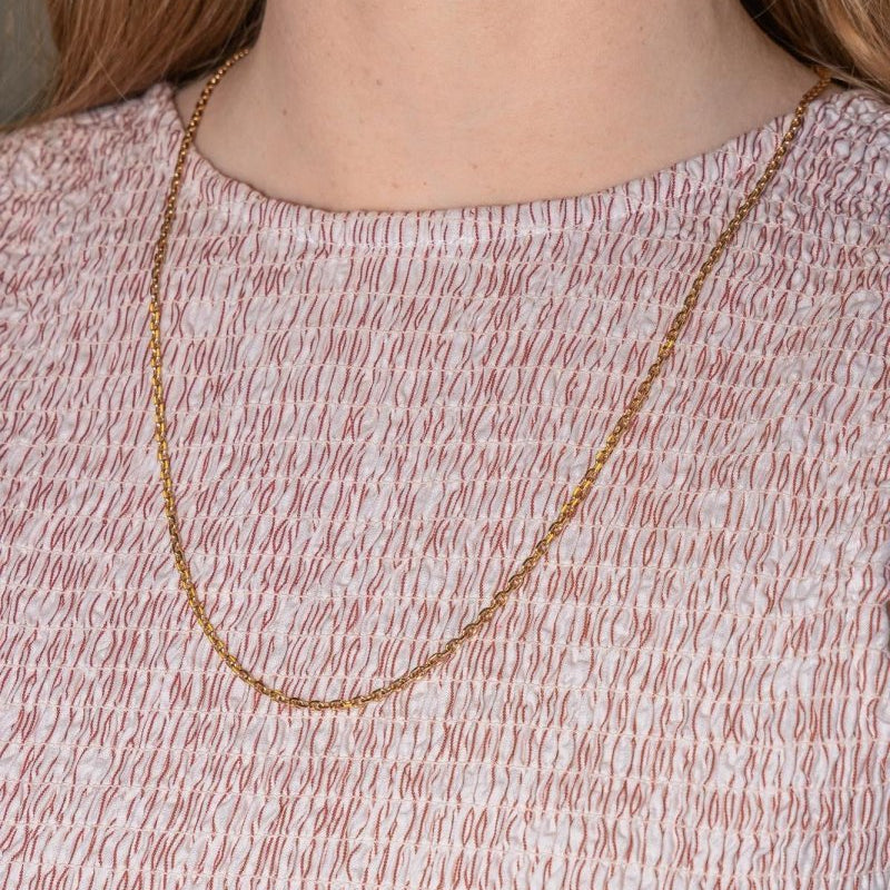 Collier Chaîne Forçat Or rose - Castafiore