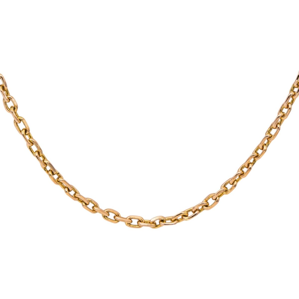 Collier Chaîne Forçat Or rose - Castafiore