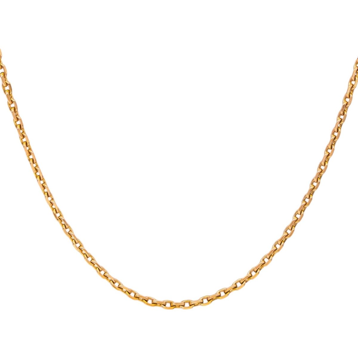 Collier Chaîne Forçat Or rose - Castafiore