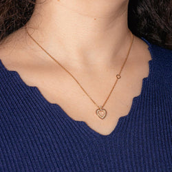 Collier Chaîne FRED "Pretty Woman" en or rose et diamants - Castafiore