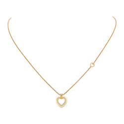 Collier Chaîne FRED "Pretty Woman" en or rose et diamants - Castafiore