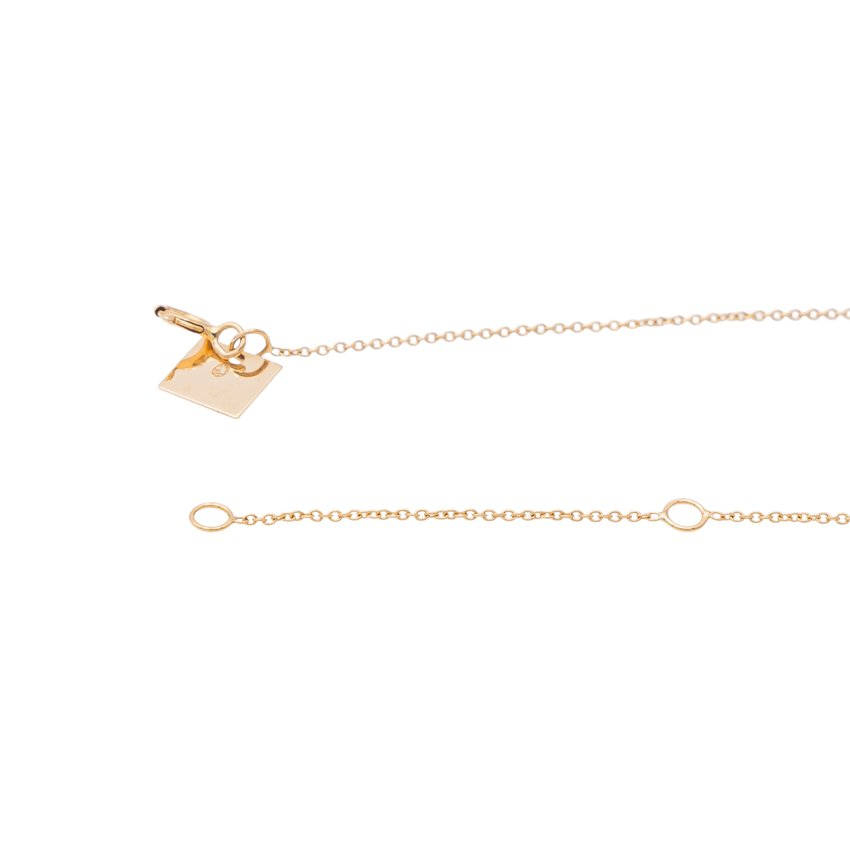 Collier Chaîne GINETTE NY "Mini Ever" en or rose et diamant - Castafiore