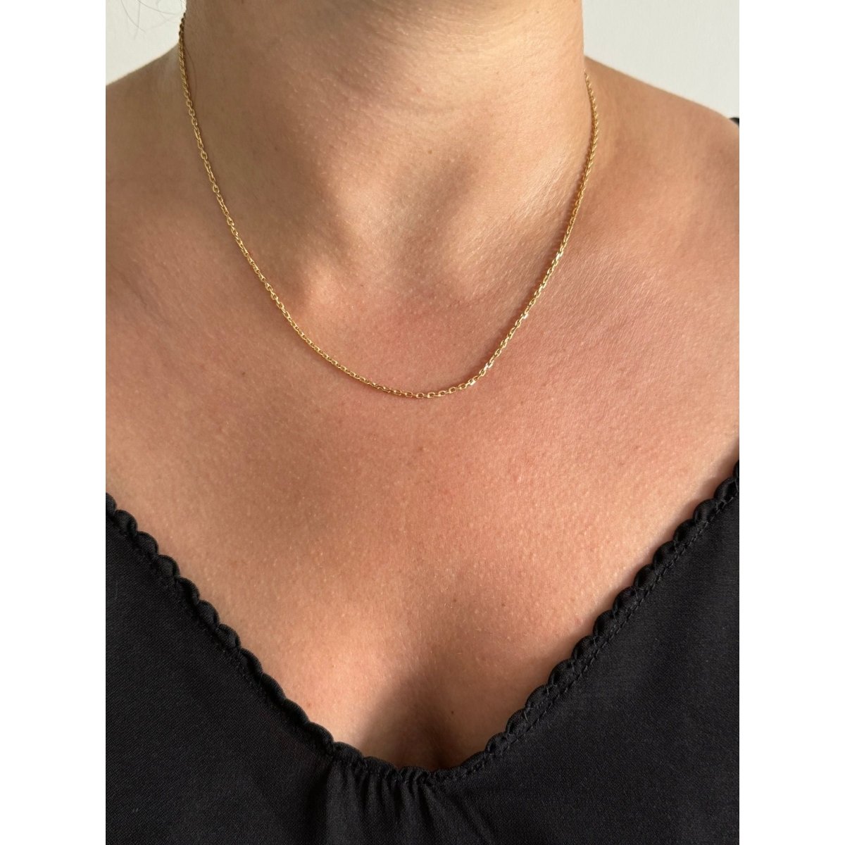 Collier chaîne Maille en or jaune - Castafiore