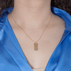 Collier Chaîne MAUBOUSSIN "Une Galerie Rue de Seine" en or jaune - Castafiore