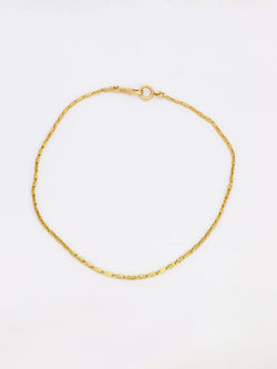 Collier chaine vintage or brossé - Castafiore