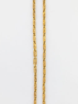 Collier chaine vintage or brossé - Castafiore