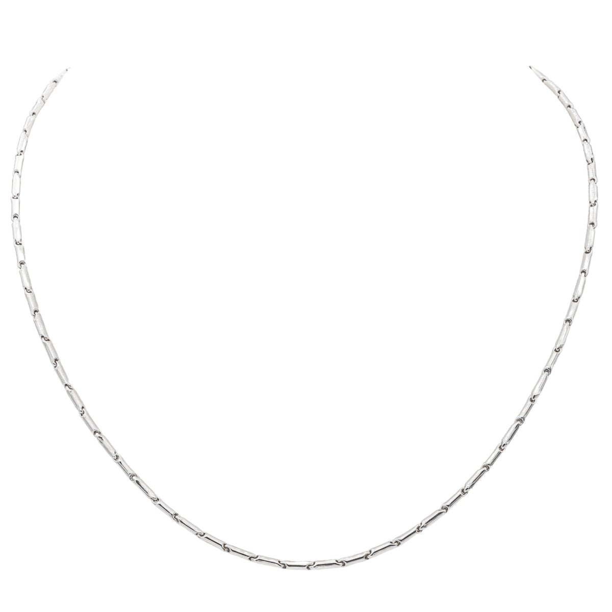 Collier CHIMENTO "Bambou" en or blanc - Castafiore