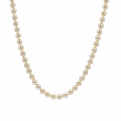 Collier CHOKER en or jaune et perles - Castafiore