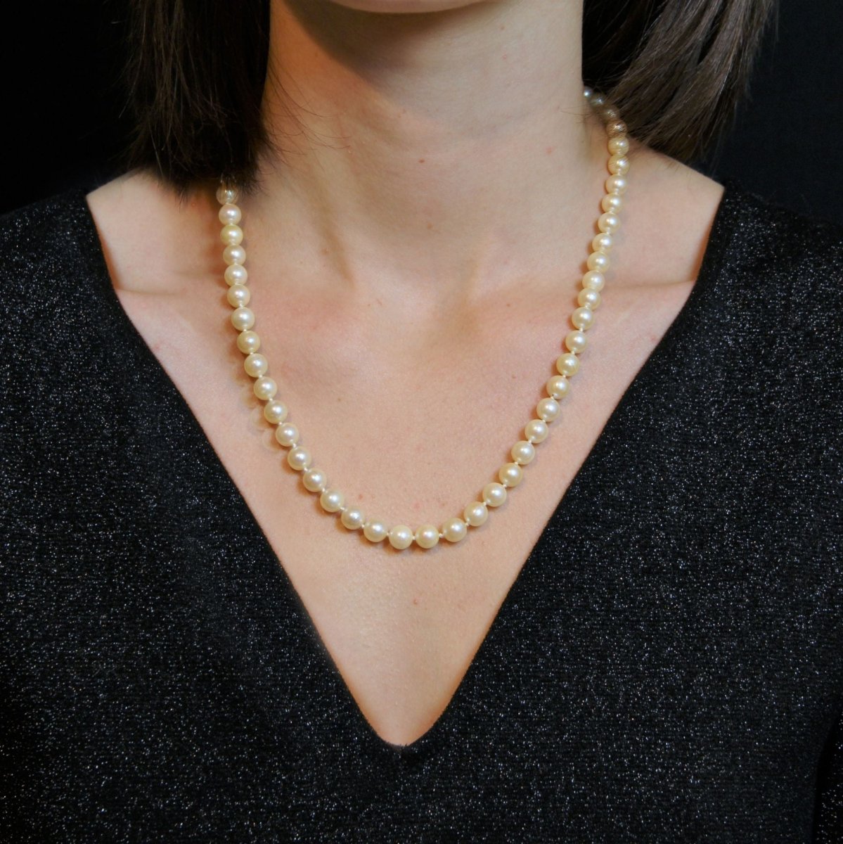 Collier choker en perles de culture - Castafiore