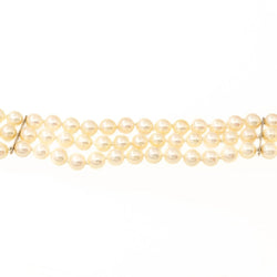 Collier Choker Or blanc Diamant - Castafiore