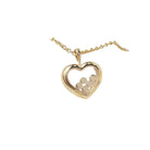 Collier Chopard Coeur Happy Diamonds en or jaune - Castafiore