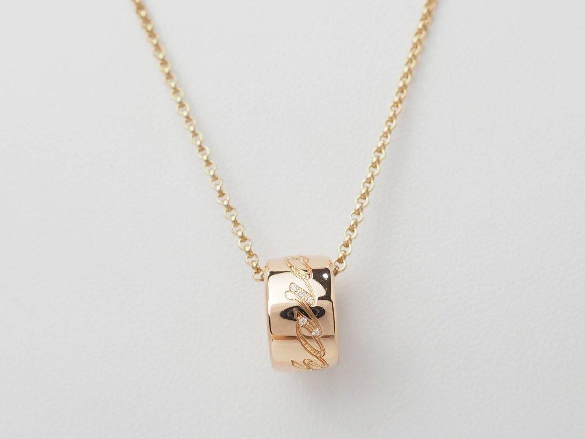 Collier Chopard en or rose et diamants - Castafiore