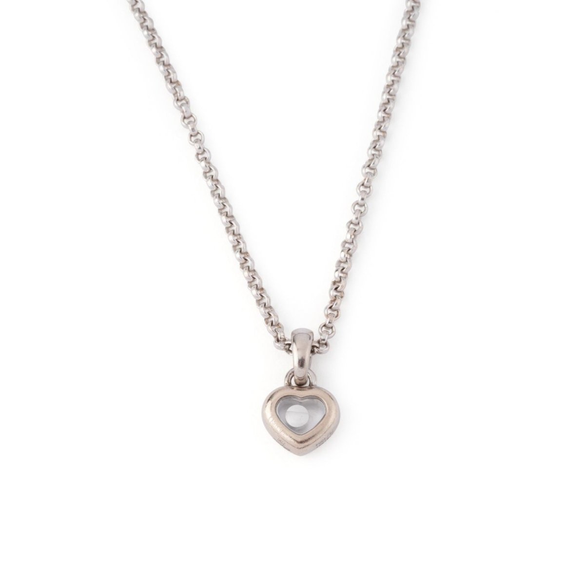 CHOPARD “Happy Diamonds” pendant necklace in white gold and 