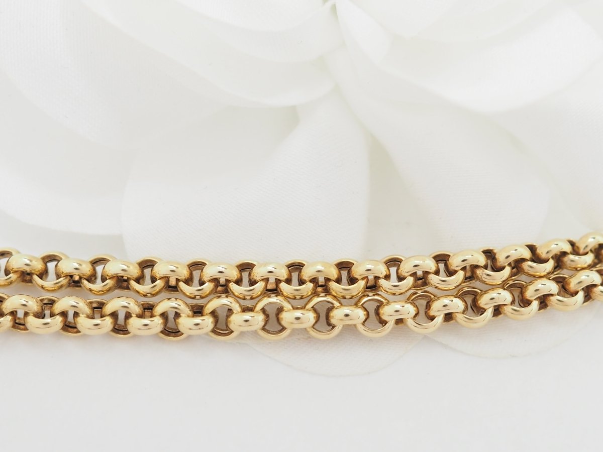 Collier Chopard Happy Diamonds en or jaune et diamant - Castafiore