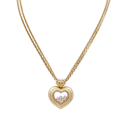 Collier CHOPARD "Happy Diamonds" en or jaune et diamants - Castafiore