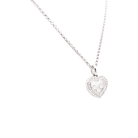 Collier Chopard Happy Diamonds Icons en or blanc avec diamants - Castafiore