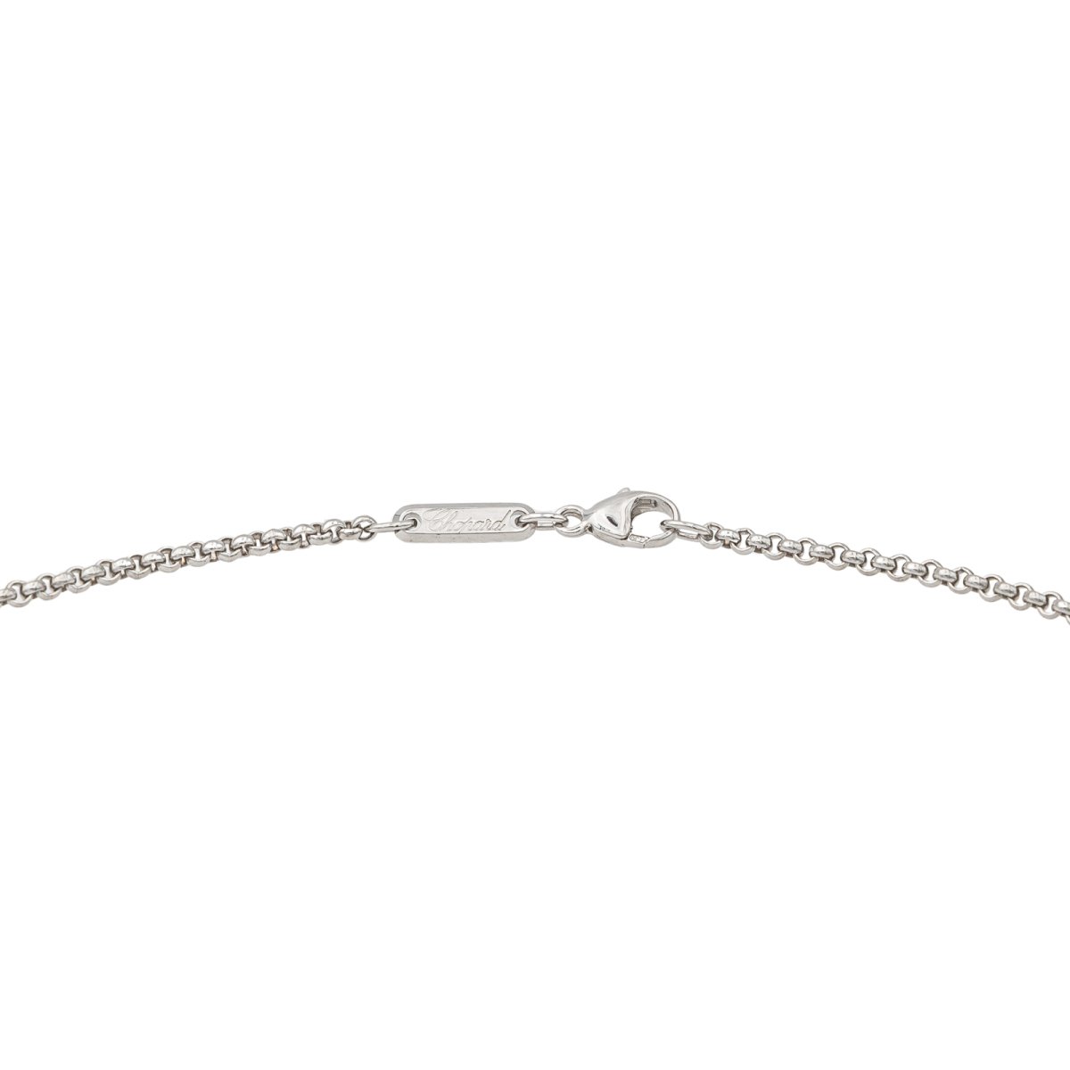 Collier Chopard Happy Diamonds Or blanc Diamant - Castafiore