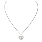 Collier Chopard Happy Diamonds Or blanc Diamant - Castafiore