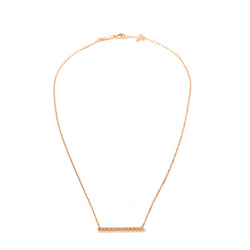 Collier CHOPARD Ice cube maille forçat en or rose - Castafiore