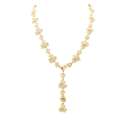 Collier Cravate ROBERTO COIN en or rose, émail et diamants - Castafiore