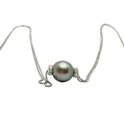 Collier DAMIANI en or blanc, perle et diamants - Castafiore