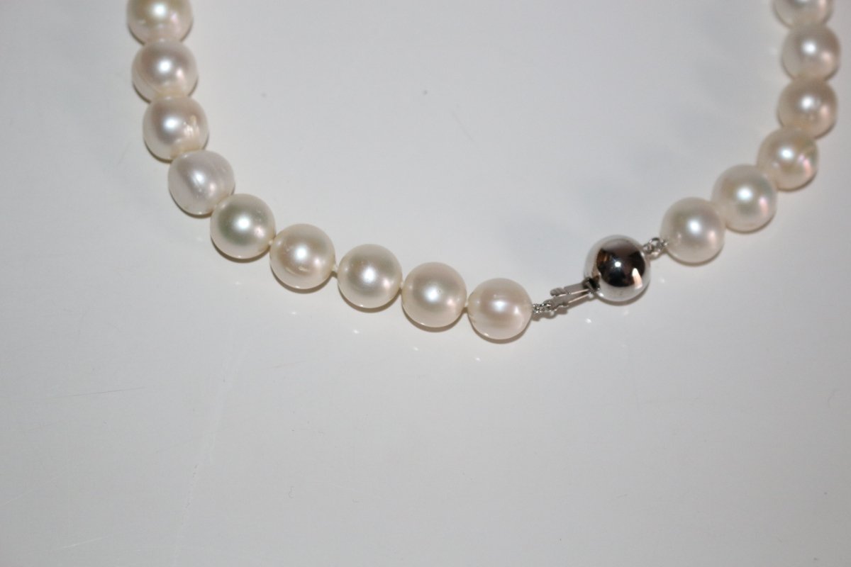 Collier De Grosses Perles De Culture Crème - Castafiore