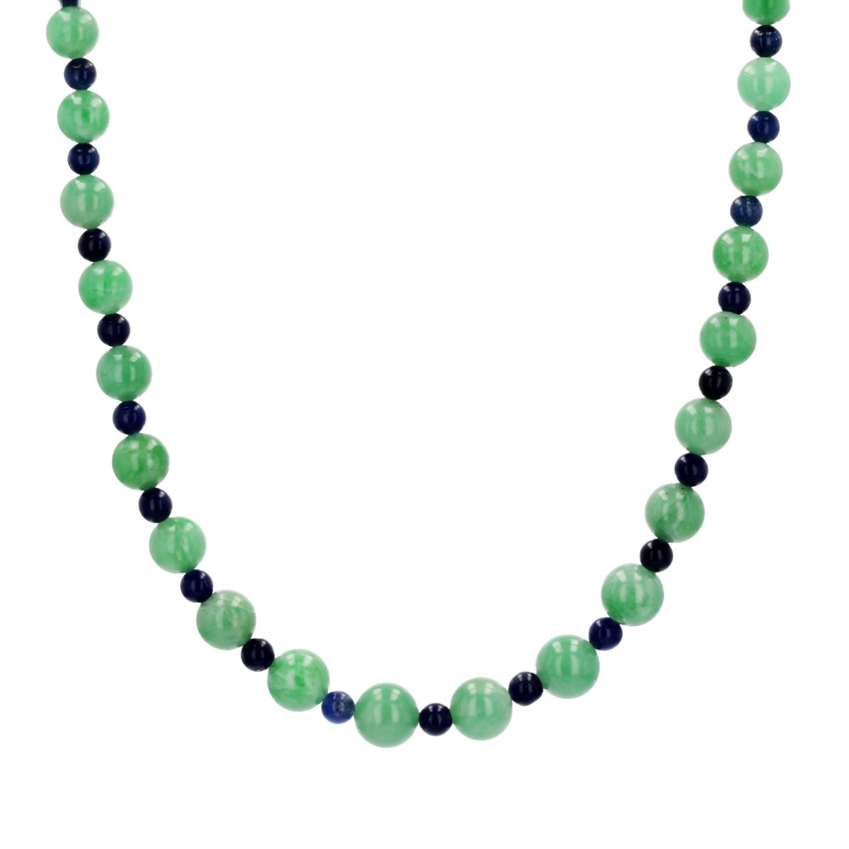 Collier de jade et sodalite - Castafiore