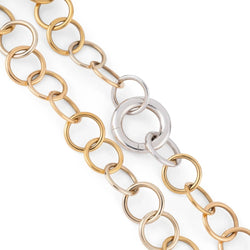 Collier de la Maison Pomellato modèle Lucciole en or jaune et gris. - Castafiore