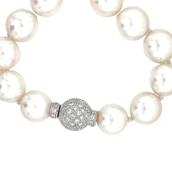 Collier de perles blanches d'Australie - Castafiore