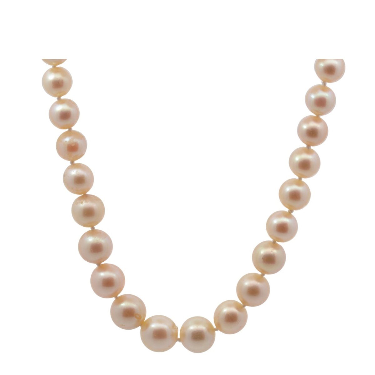Collier de perles de culture en or et diamants - Castafiore