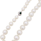 Collier de perles en or blanc et diamants - Castafiore