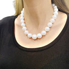 Collier de perles en or blanc et diamants - Castafiore