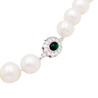 Collier de perles en or blanc et diamants - Castafiore