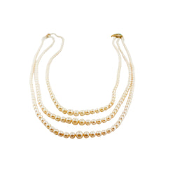 Collier de Perles en or jaune et turquoise - Castafiore