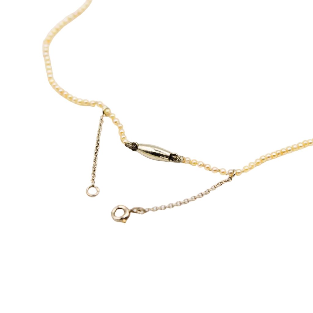 Collier de Perles en perles fines et or blanc - Castafiore