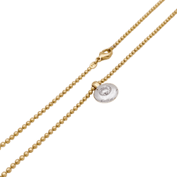 Collier deux ors, diamant. - Castafiore